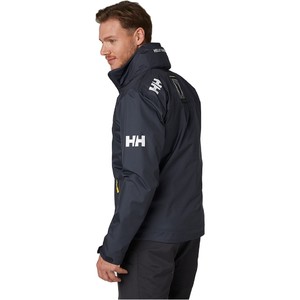 2019 Helly Hansen Crew Hooded Jacket Graphite Blue 33875